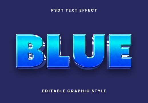 Glossy Beveled Text Effect