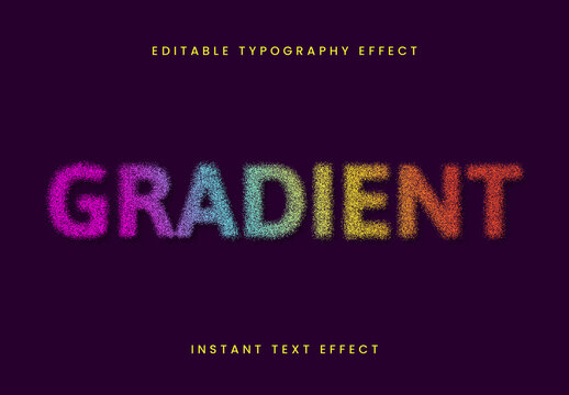 Grainy Particle Text Effect