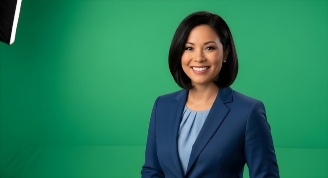 Businesswoman on Green Screen