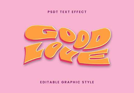 Wavy Retro Text Effect