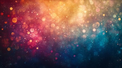 A bright cosmic background with glitter and blurred lights, creating a festive atmosphere.
Used for invitations, posters, and event design.