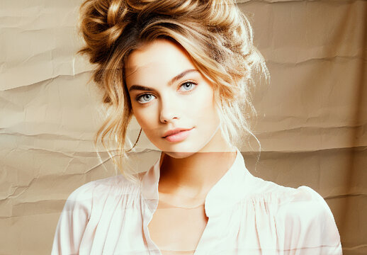 Beige And Brown Paper Texture Photo Effect