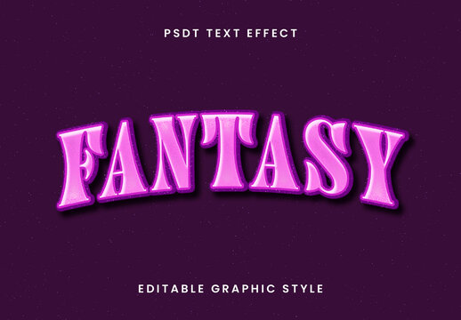 Pink Fairy Tale Text Effect Fantasy Magic Font