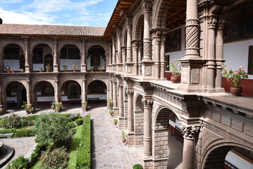 Monast&egrave;re&nbsp;baroque&nbsp;&agrave; Cusco. P&eacute;rou