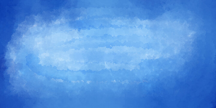 Blue Watercolor Background Texture for Artistic and Abstract Design