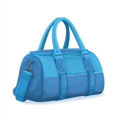 A stylish blue bag, perfect for travel, sports, or everyday use. The bag features comfortable handles and a sturdy strap, ready for any adventure