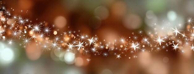 Shimmering lights create a sparkling backdrop for festive celebrations during winter evenings