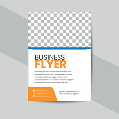 Fototapeta premium corporate business flyers template