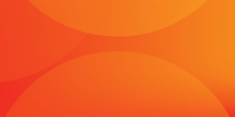 Minimal geometric background. Orange elements with fluid gradient. Dynamic shapes composition. Eps10 vector