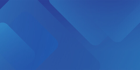 Minimal geometric background. Blue elements with fluid gradient. Dynamic shapes composition. Vector illustration