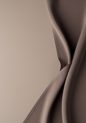 Gentle, flowing fabric in muted tones, artfully arranged, conveying a sense of quiet grace and unpretentious beauty ,unadorned ,classic ,unassuming