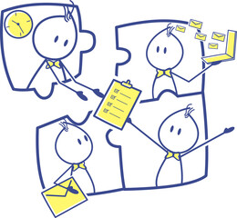 Stickman Activity Illustration