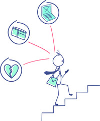 Stickman Activity Illustration