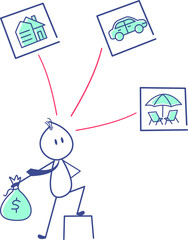 Stickman Activity Illustration