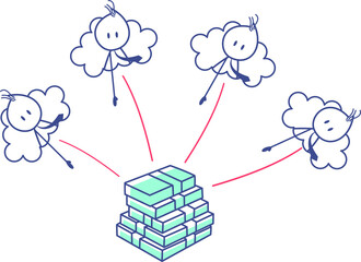 Stickman Activity Illustration