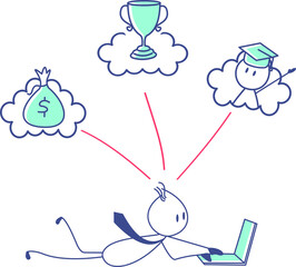 Stickman Activity Illustration