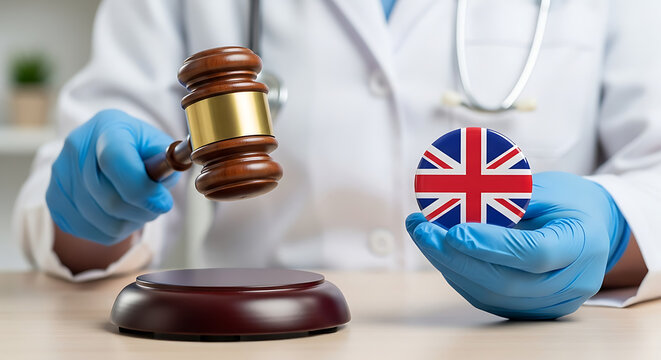 Healthcare legislation and medical justice in the United Kingdom, representing the legal framework impacting doctors and patient rights within the British health system