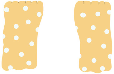 노랑 도트무늬 커튼