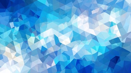 Obraz premium Modern Background with Blue, Turquoise, and White Geometric Shapes Design for Digital Wallpaper.