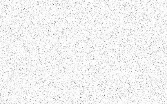 Seamless noise texture background with random black dots isolated on transparent background