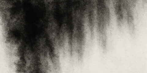 Obraz premium Abstract black and white smoke texture on a dark grunge wall with a subtle suggestion of waterfall motion and mist