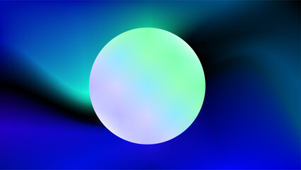 Twisting blue green colors shadow smudge color mesh circle background