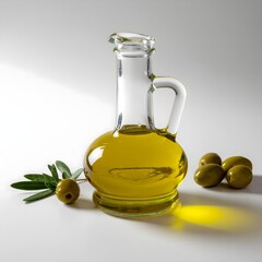 Extra Virgin Olive Oil Carafe with Olives