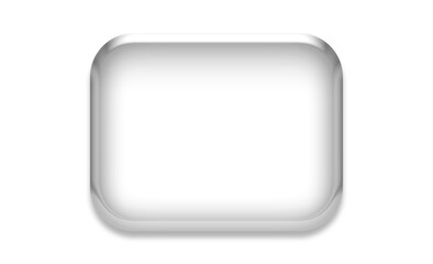 Square transparent gradient glass 3d shape