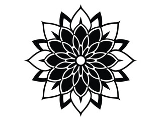 Intricate Floral Mandala Art 