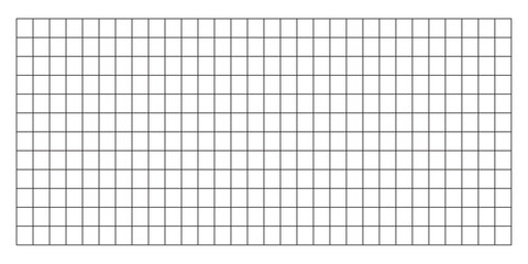 Graph, drafting paper regular square lines grid, mesh pattern. Wireframe texture. Bisect, traverse lines background. simple grating, trellis or lattice of cross lines EPS10