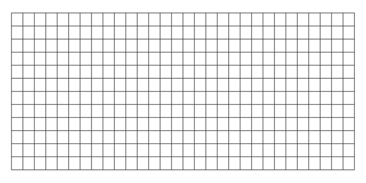 Graph, drafting paper regular square lines grid, mesh pattern. Wireframe texture. Bisect, traverse lines background. simple grating, trellis or lattice of cross lines EPS10