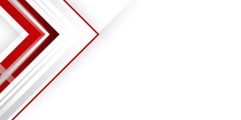 Red, white modern abstract background design. Hi-tech red corporate abstract background. Geometric vector illustration design with curve wave lines pattern texture. banner pattern presentation bg.	