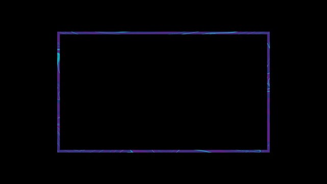 Abstract Animated Webcam Frame