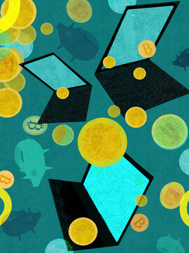 Cryptocurrency savings pattern