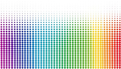 Naklejka premium Colorful Dotted Gradient Background Design.