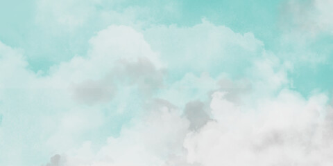 blue sky and cloud background. Hand-Painted Sky-Inspired Watercolor Texture in Pale Blue with Light Cloudy Accents and Dreamy Surface Feel. Abstract background of colorful liquid liner. 