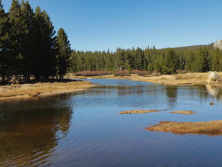 Yosemite National Park sights and landscapes.