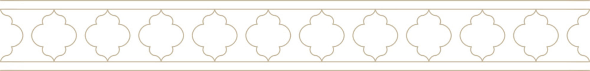 Indian Traditional Motif Border Design Element
