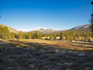 Yosemite National Park sights and landscapes.