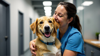 Shelter Stories: A Volunteer's Warm Embrace with a Happy Dog