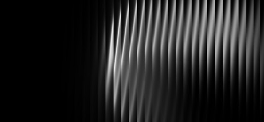Abstract monochrome vertical striped background gradient texture wallpaper design element