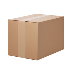 Single red candle with flickering flame in golden holder on transparent background