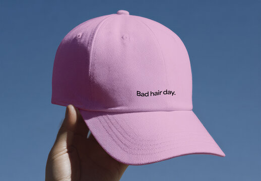 Baseball Cap Mockup Outdoors