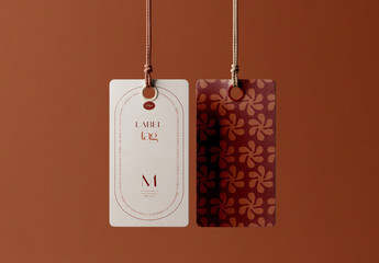 Hanging Label Tag Mockup Set