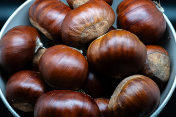 Beautiful still life of chestnuts 2