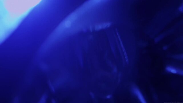 Dark Abstract Blue Light Streaks and Circles image