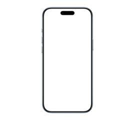 iPhone 17 Air Sky Blue, front view.