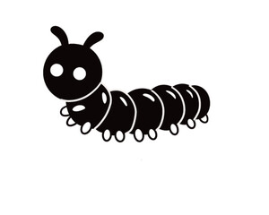 Caterpillar icon vector illustration