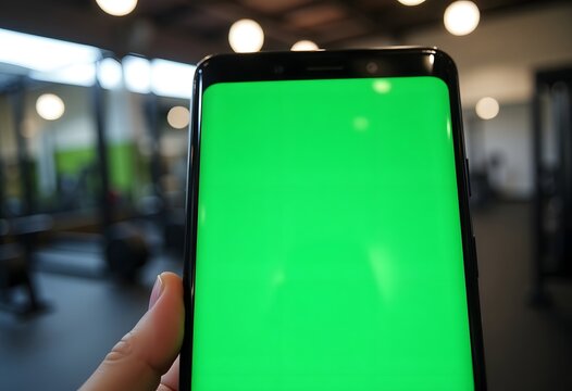 Tourist using smartphone with vertical green screen in public transport to navigate subway. Close-up of woman's hands with phone at metro station. Woman checking destination point on phone.