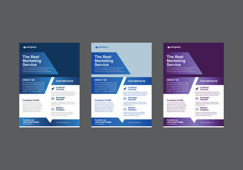 corporate event poster flyer design, Layout with Colorful Accents